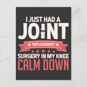 Cartão Postal Recuperação de Knee de Cirurgia de Substituição Co