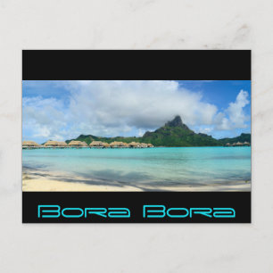 Cartão Postal Recurso sobre Bora Bora Bora Black panorama