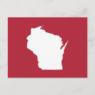 Cartão Postal Red and White Wisconsin