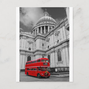 Cartão Postal Red Bus e Ruas Pauls Uni (várias imagens seleciona