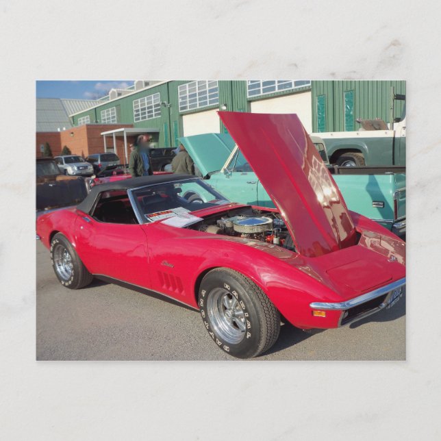 Cartão Postal Red Corvette, 1 (Frente)