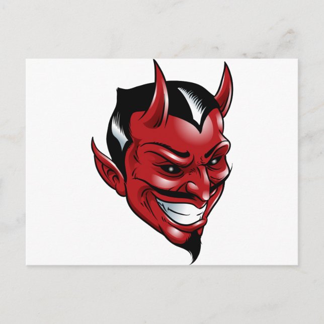 Cartão Postal Red Devil (Frente)