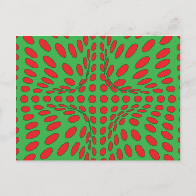 Cartão Postal Red Dot Vortex (Frente)