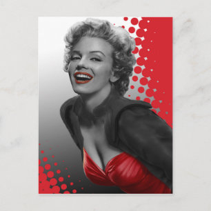Cartão Postal Red Dots Marilyn
