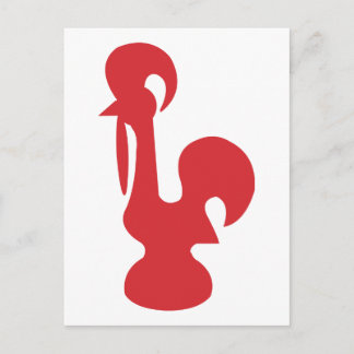 Cartão Postal Red Galo