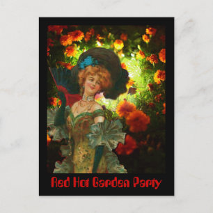 Cartão Postal Red Hot Garden Party