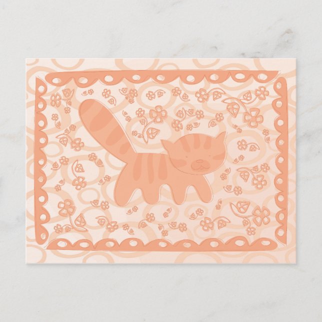 Cartão Postal Red Kitten1 (Frente)