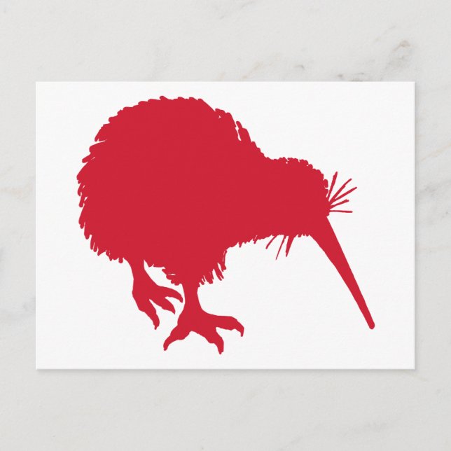 Cartão Postal Red Kiwi (Frente)