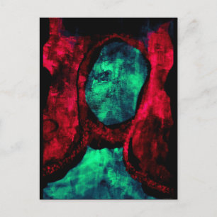 Cartão Postal "Red Madonna" JTG Art Postcard