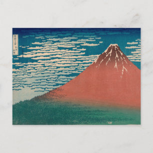 Cartão Postal Red Mount Fuji