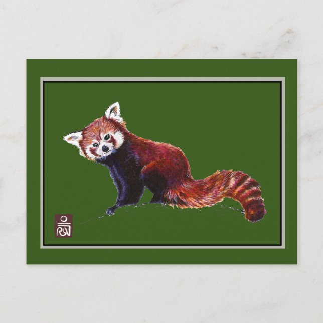 Cartão Postal Red Panda (Frente)