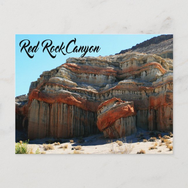 Cartão Postal Red Rock Canyon Las Vegas Nevada Estados Unidos EU (Frente)