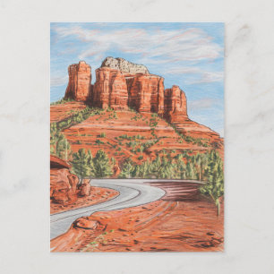 Cartão Postal Red Rock, Sedona, Desenho Arizona