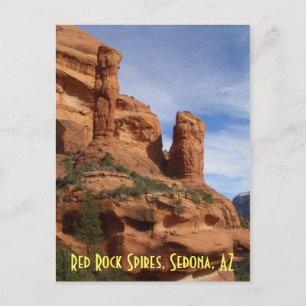 Cartão Postal Red Rock Spires, Sedona, AZ