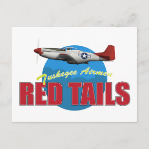 Cartão Postal Red Tails Tuskegee Airmen