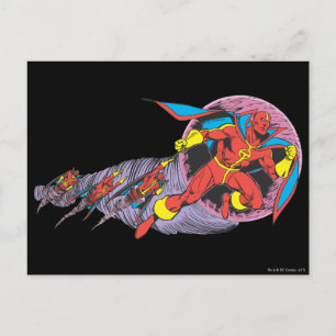 Cartão Postal Red Tornado Em Movimento Vento