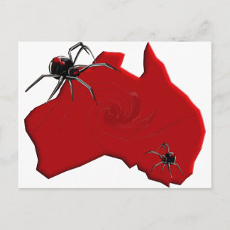 Cartão Postal Redback Spider Austrália