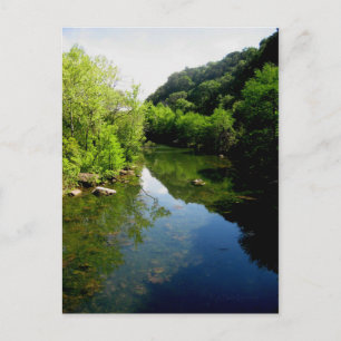 Cartão Postal Redbud Isle no Lago Ladybird em Austin Texas