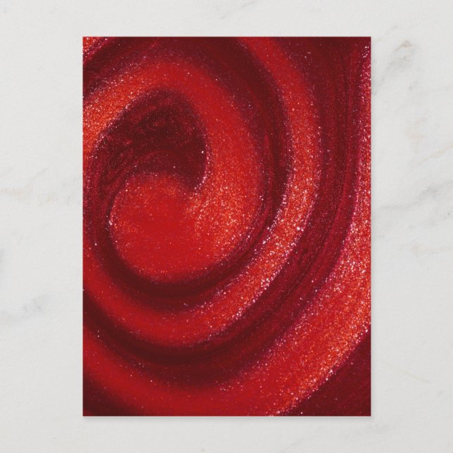 Cartão Postal Redemoinhos do verniz para as unhas (Frente)