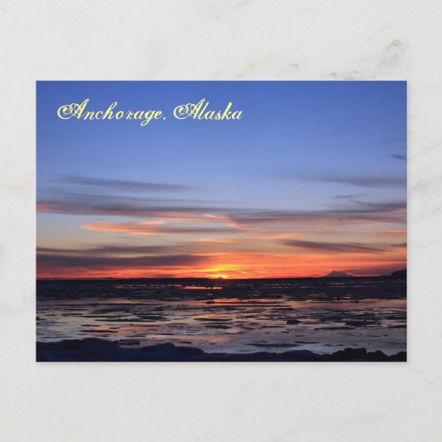 Cartão Postal Redoubt flamejante (Frente)