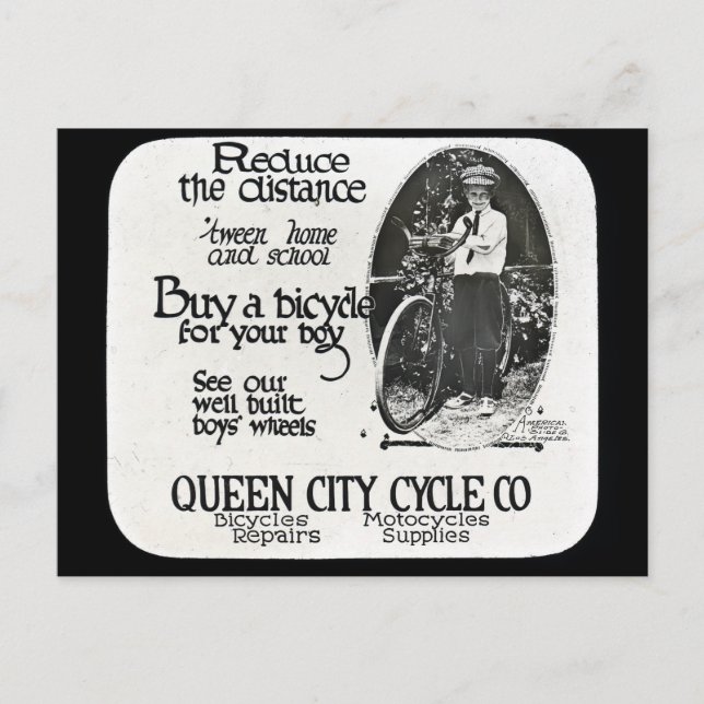 Cartão Postal Reduza a distância entre a casa e a escola do adol (Frente)