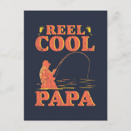 Cartão Postal Reel Legal Papa Dia de os pais de Pai de pesca