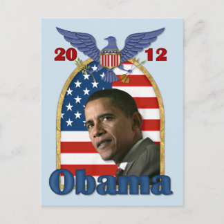 Cartão Postal Reeleição Barack Obama para 2012