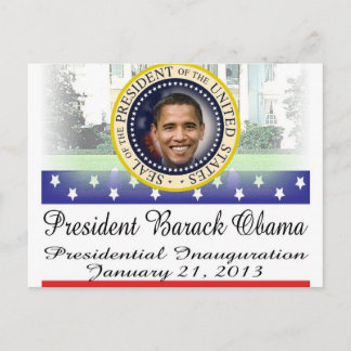 Cartão Postal Reeleição Do Presidente Obama 2012