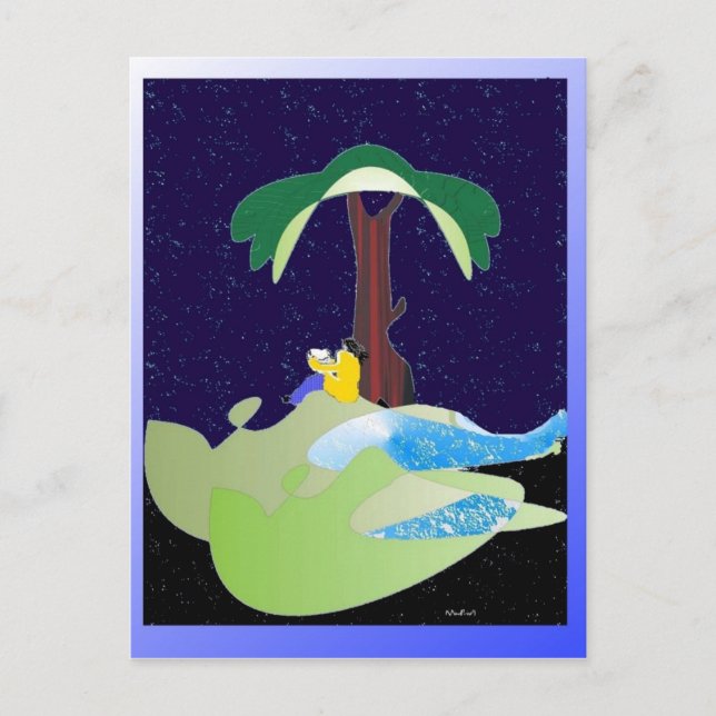 Cartão Postal Reflexão (Frente)