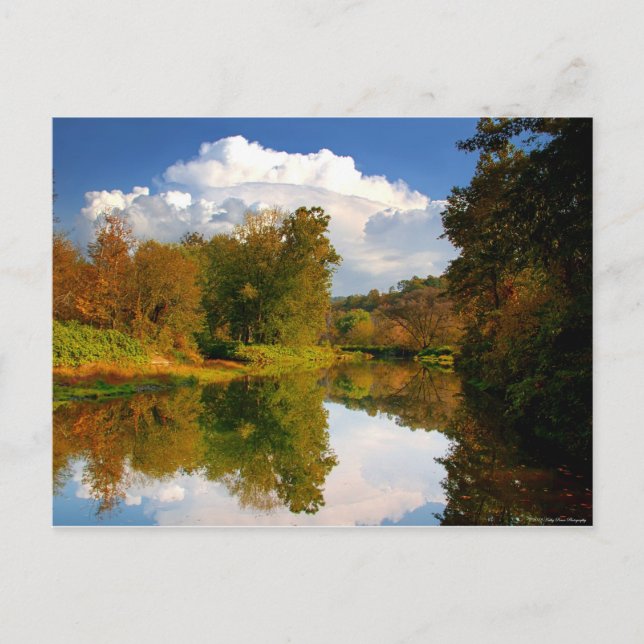 Cartão Postal Reflexão da Tarde (Frente)