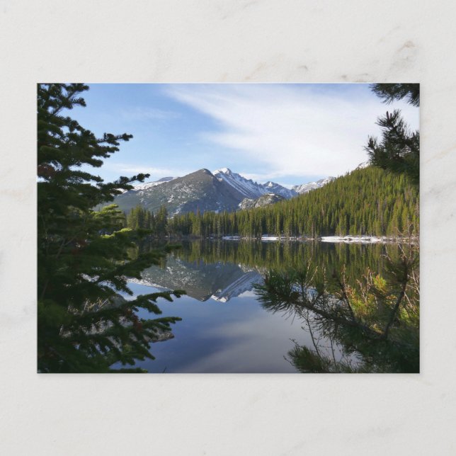 Cartão Postal Reflexão do Lago Urso III (Frente)