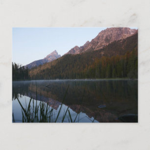 Cartão Postal Reflexão do nascer do sol no lago String I