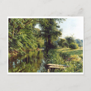 Cartão Postal Reflexão do Primavera por Peder Mork Monsted