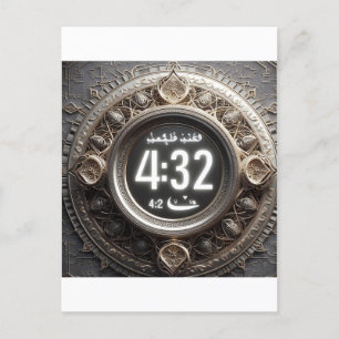 Cartão Postal Reflexão Estimulante, Iftar, Suor E Espiritual