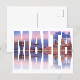 Cartão Postal Reflexão sobre o texto da cidade antiga de La Vale