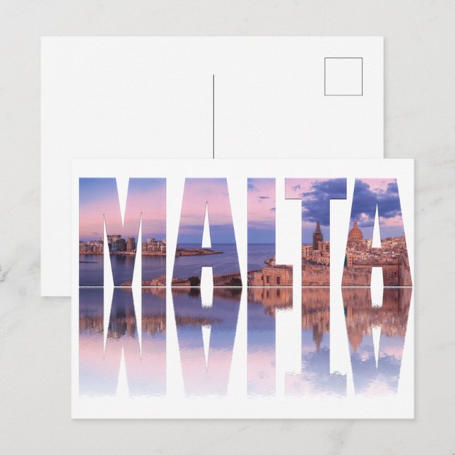 Cartão Postal Reflexão sobre o texto da cidade antiga de La Vale (Frente/Verso)