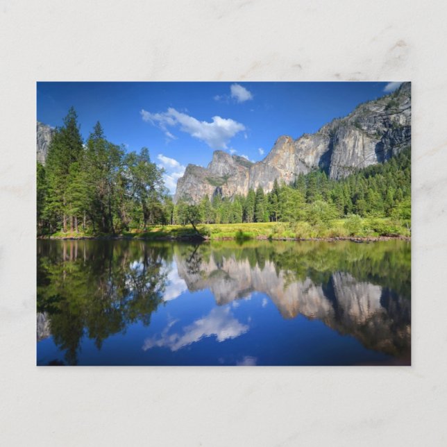 Cartão Postal Reflexão Yosemite (Frente)