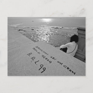 Cartão Postal Reflexo à beira-mar