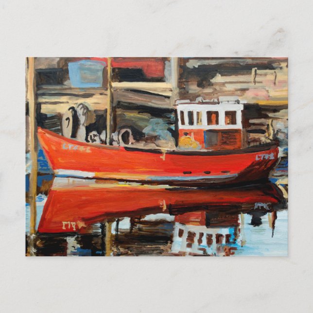 Cartão Postal Reflexo do Barco (Frente)