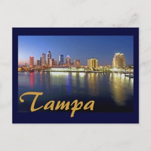 Cartão Postal Reflexões da Baía de Tampa
