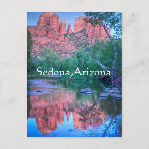Cartão Postal Reflexões da Catedral de Sedona, Arizona