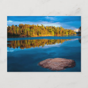 Cartão Postal Reflexões da primeira noite nas águas de fundiç