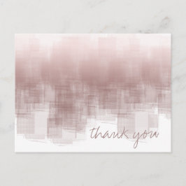 Cartão Postal Reflexões de Aquarela Obrigado Canela ID774