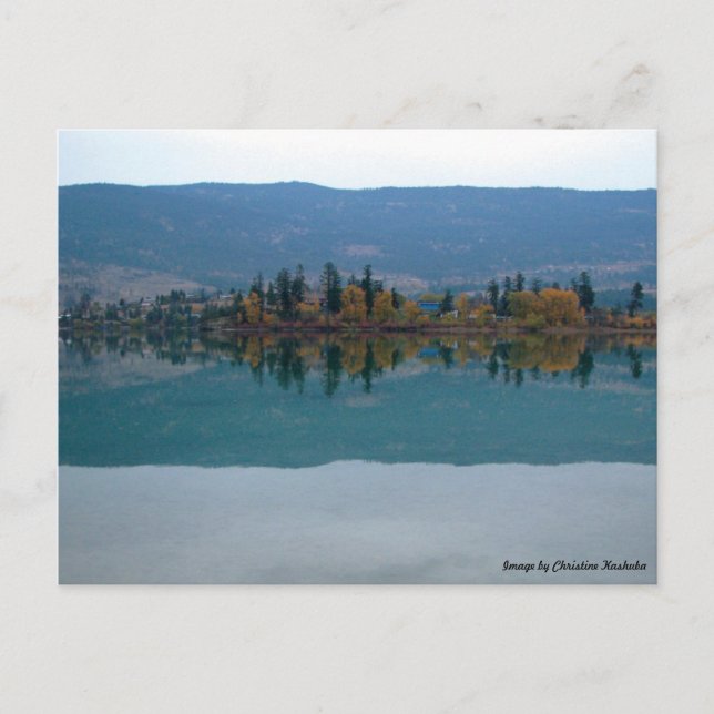 Cartão Postal Reflexões de outono (Frente)