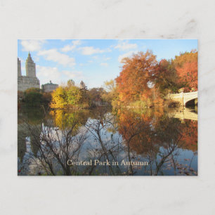 Cartão postal Reflexões do Central Park Nova York