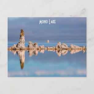 Cartão Postal Reflexões do Lago Mono Limestone