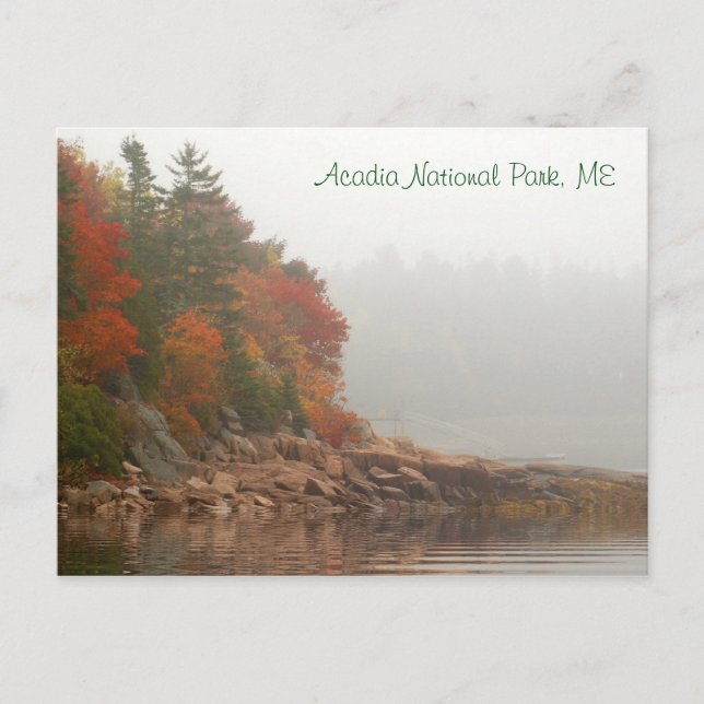 Cartão Postal Reflexões do outono (Frente)