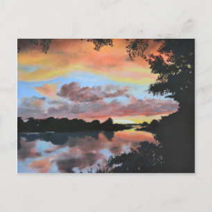 Cartão Postal Reflexões do Rio Zambezi