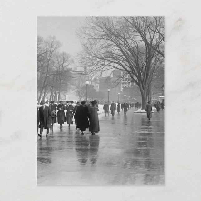 Cartão Postal Reflexões Sobre O Pavimento Molhado (Frente)