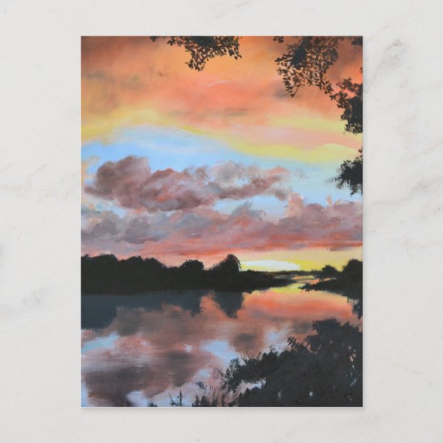 Cartão Postal Reflexos do Rio Zambeze (Frente)